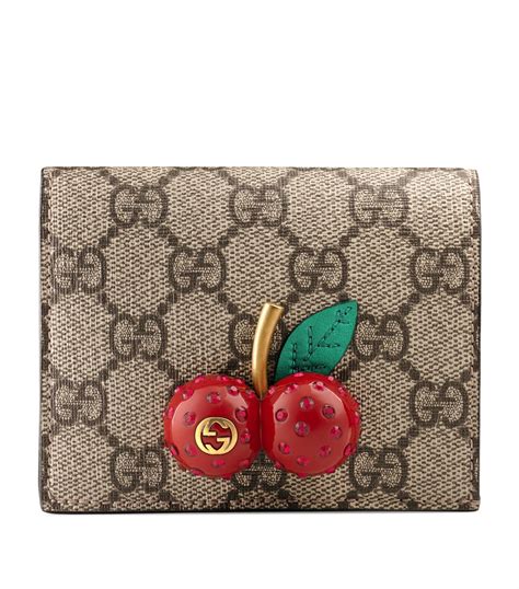 cherry wallet on chain gucci|Gucci wearable wallet.